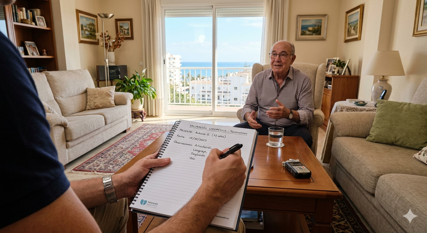 Valoración logopédica a domicilio: qué se analiza